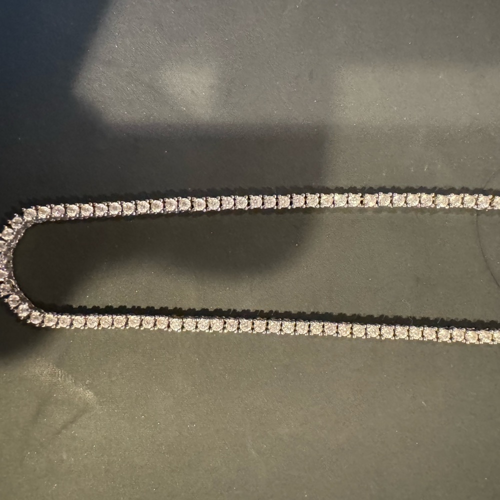 Faux tennis necklace looks very nice